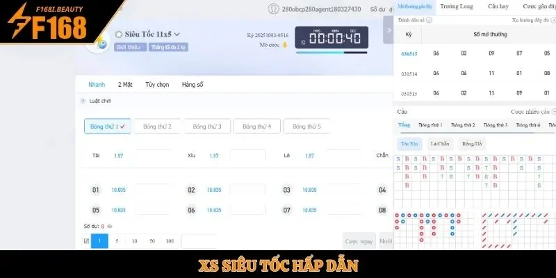 Xổ số siêu tốc hấp dẫn